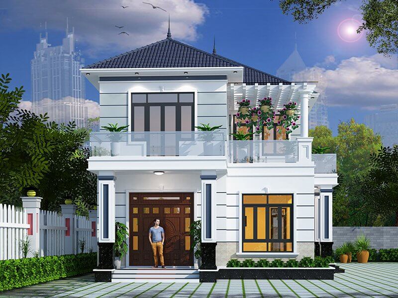 Mẫu nhà 2 tầng đẹp 2022 - 30 thiết kế dẫn đầu xu hướng ngành xây dựng -  Kiến trúc Angcovat